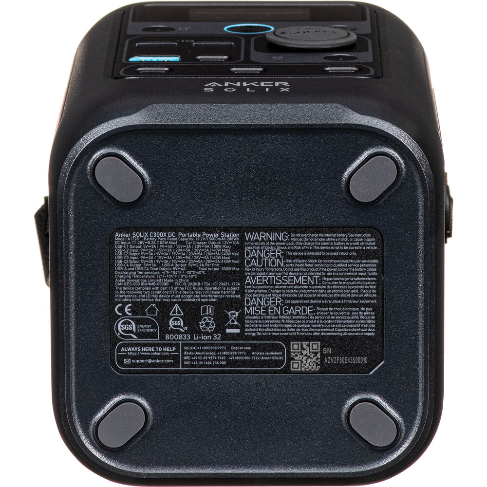 Anker SOLIX C300X DC Portable Power Station | 288Wh, 300W