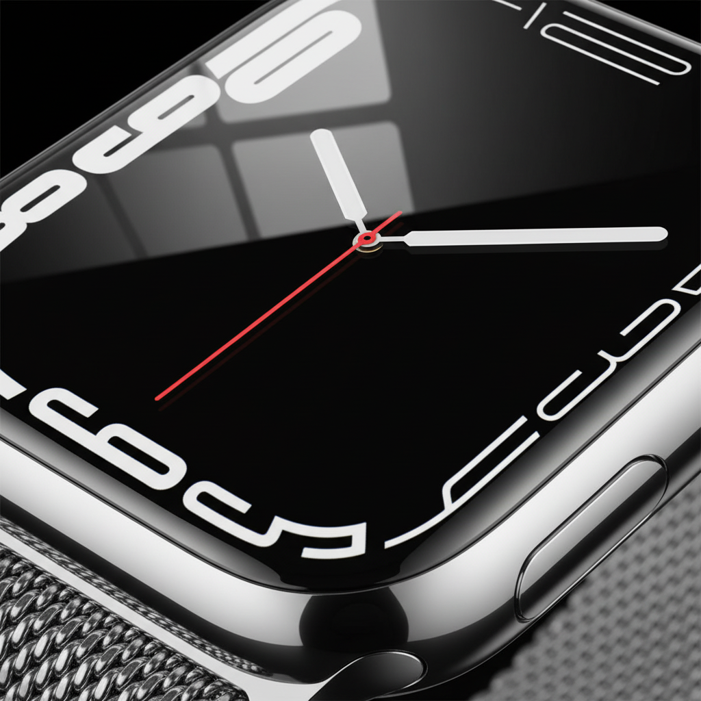 Apple Watch Series 7 GPS + Cellular, 45mm Silver Stainless Steel Case with Silver Milanese Loop