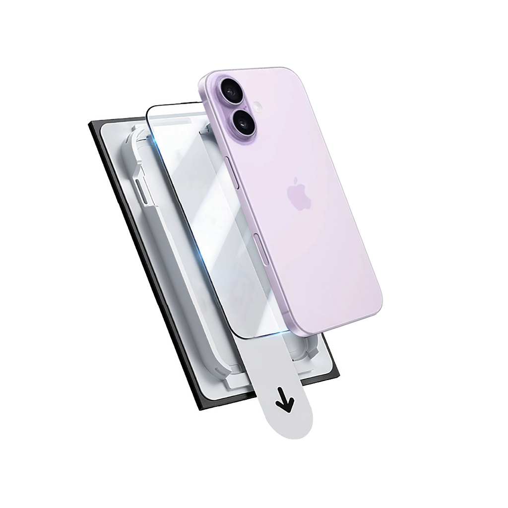 Asli Global E-Touch Shield Premium Glass With Applicator for iPhone 17