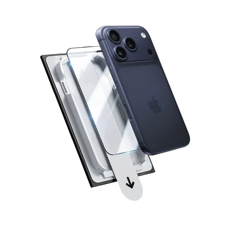 Asli Global E-Touch Shield Premium Glass With Applicator for iPhone 17 Pro Max