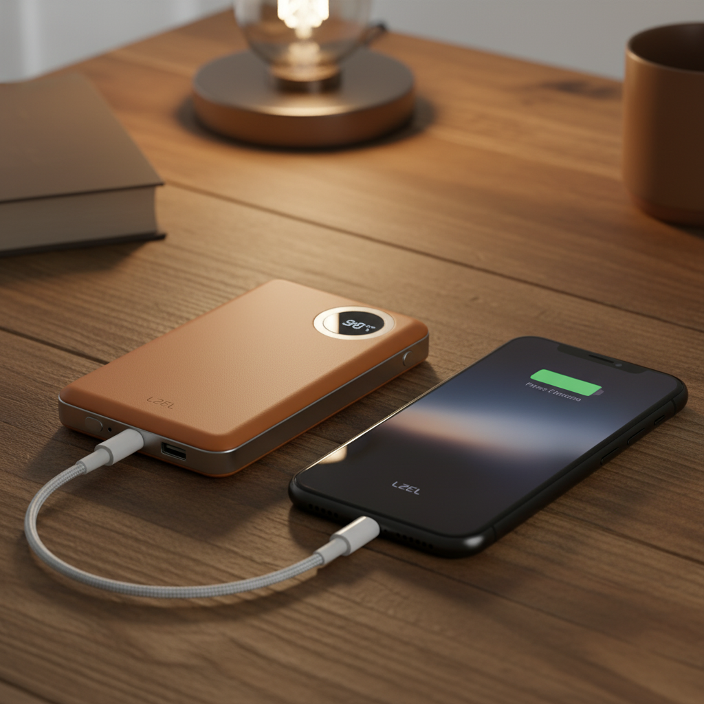 LZEL Novus MagPower 10,000mAh PD MagSafe Power Bank 20W USB-C | Orange