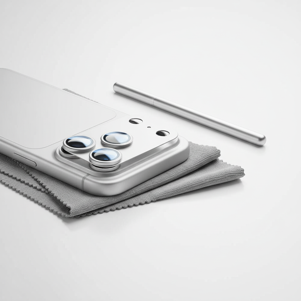 Anank All-in-one Camera Guard For iPhone 17 Pro Max | Silver