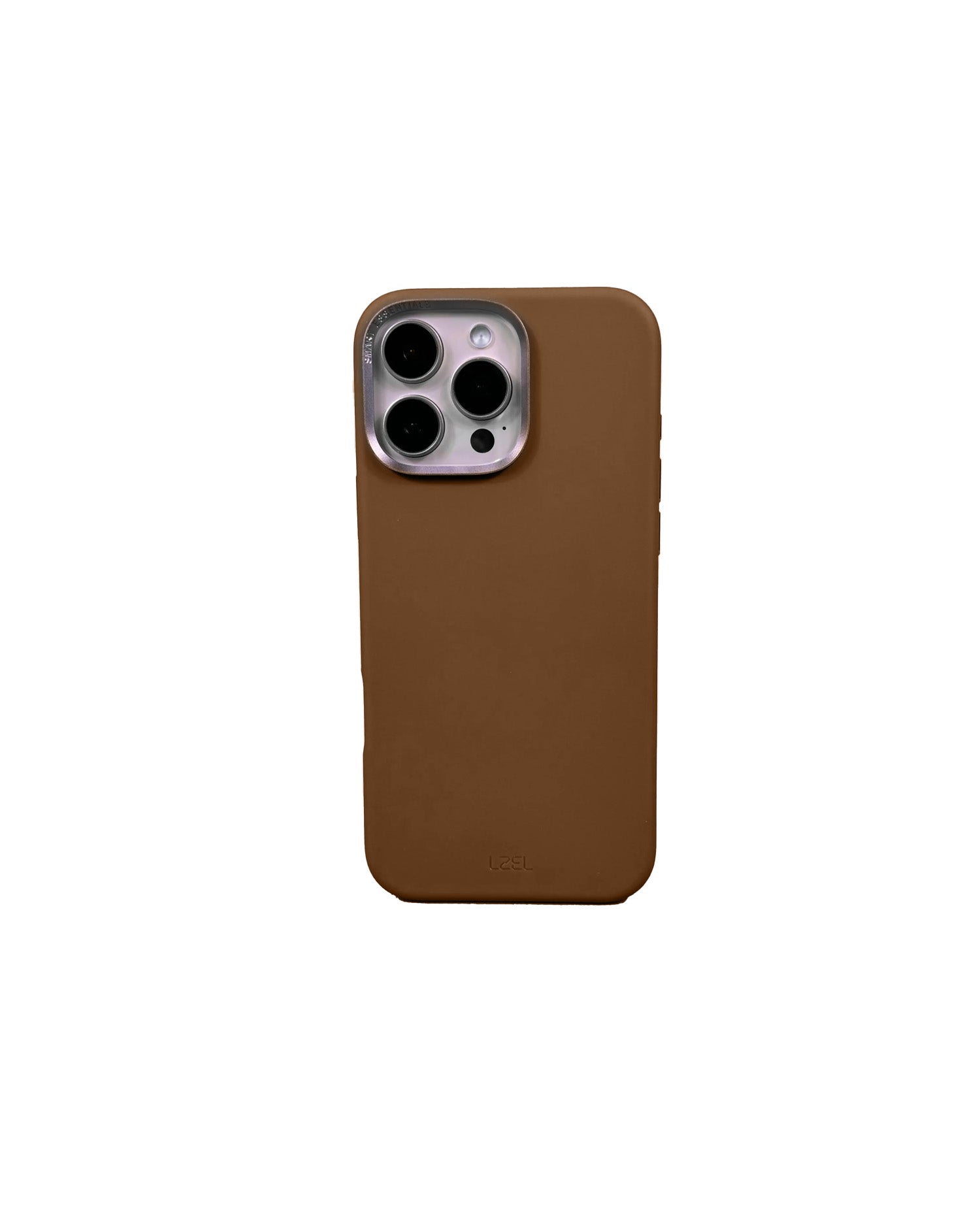 LZEL iPhone 16 Pro Max PrimeShield Silicone Case | Brown