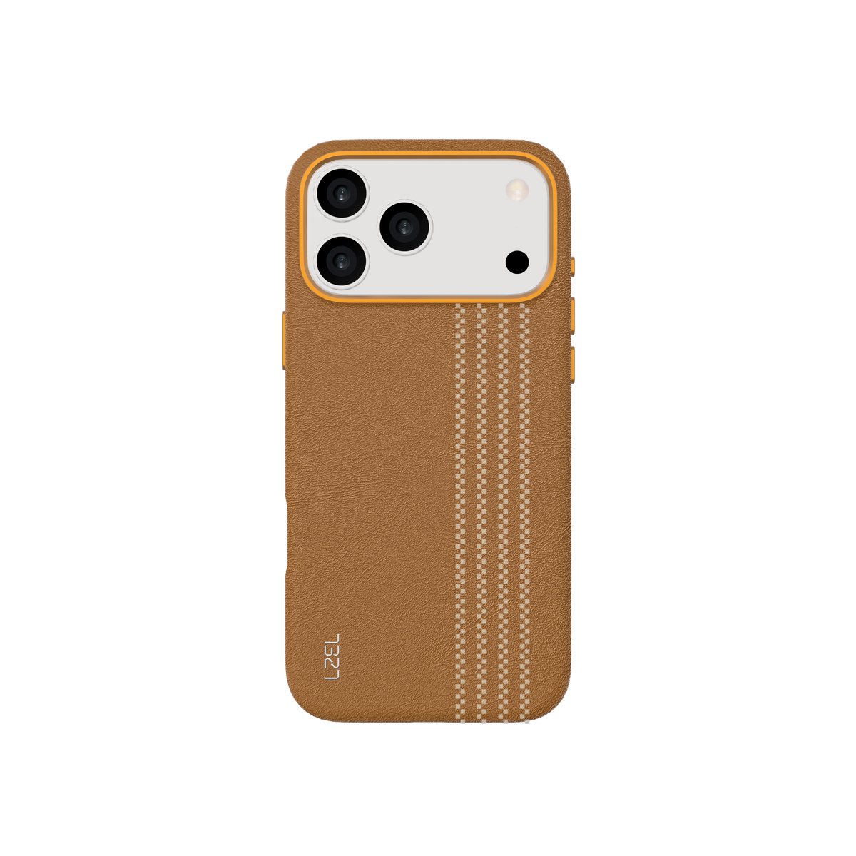 LZEL MAGLINEAR Premium Leather MagSafe Case with Linear Pattern for iPhone 18 Pro & 18 Pro Max