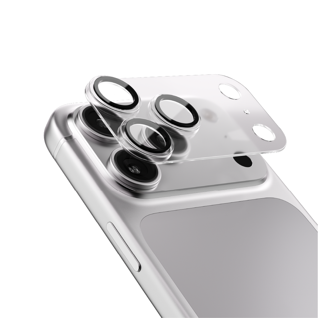 Asli  Global Armorlens Series Metal Tempered Glass Camera Lens Protector For IPhone 17 Pro Max | Clear