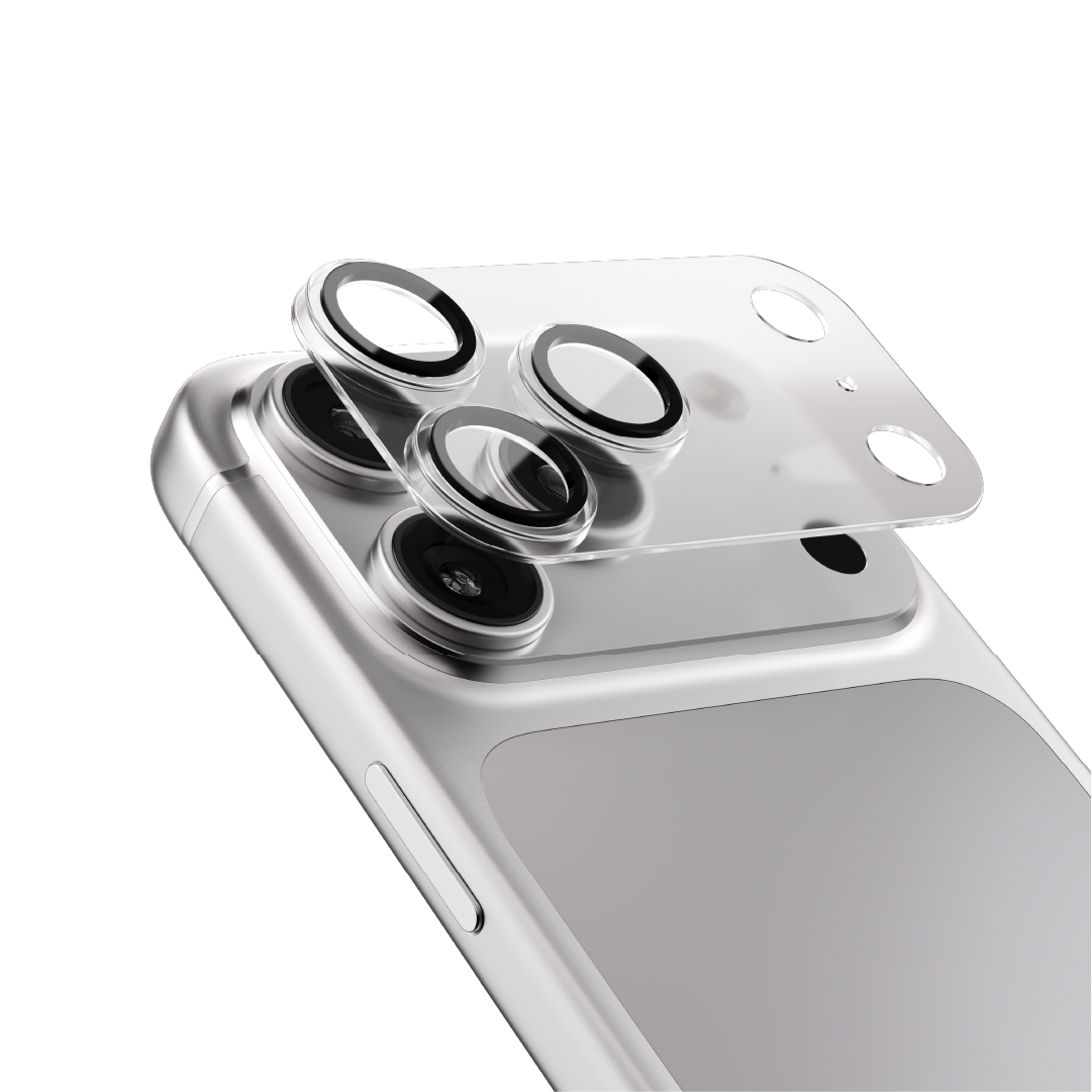 Asli  Global Armorlens Series Metal Tempered Glass Camera Lens Protector For IPhone 17 Pro Max | Clear