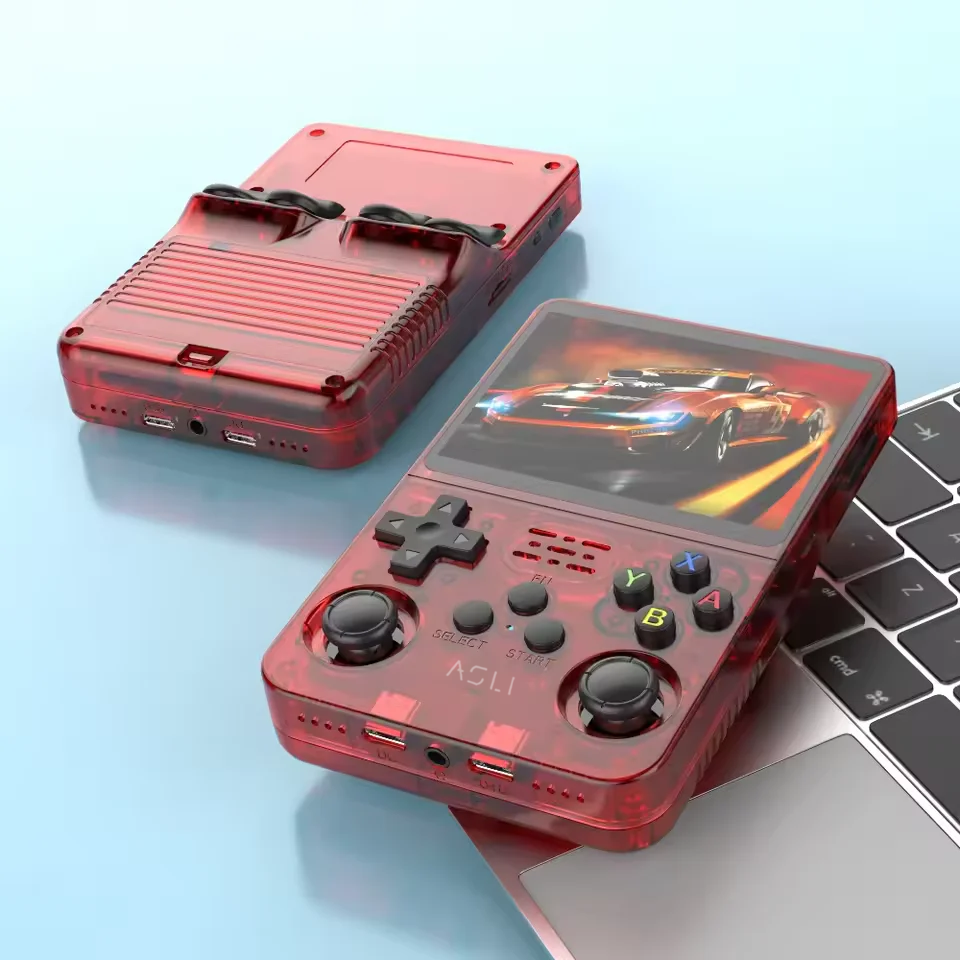 Asli Global Xretro Engine 3.5 Xretro Handheld Game Console With Linux System 128GB | Red