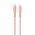 LZEL Celeris Silox CXL Soft Silicone USB-C to Lightning Cable, 480Mbps, 60W Max, 2m | Pink