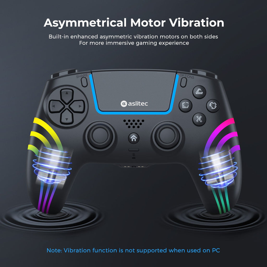 aslitec Wireless RGB Controller Applicable PS5/PC Console