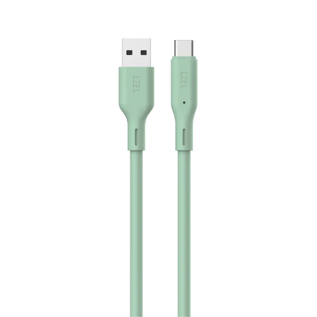LZEL Celeris Silox CXL Soft Silicone USB-A to USB-C Cable, 480Mbps, 15W Max, 2m