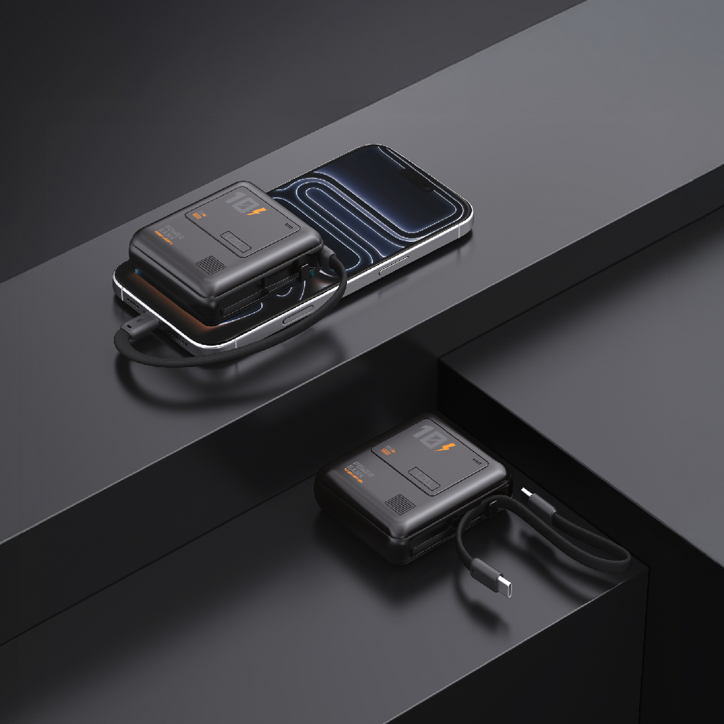 LZEL Zenoflex Surge10 10000Mah 20W Max Pd Power Bank Supports Type-C | Black