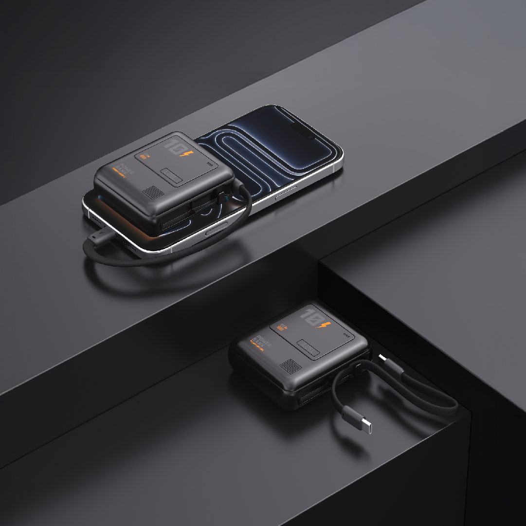LZEL Zenoflex Surge10 10000Mah 20W Max Pd Power Bank Supports Type-C | Black