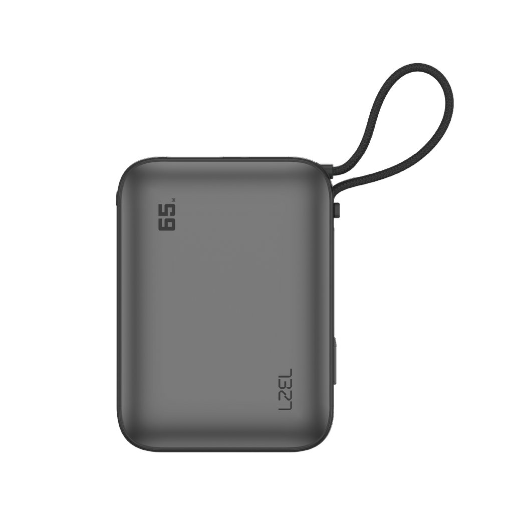 LZEL Zenoflex Flow10 20000Mah Pd3.0 & Qc 3.0| 65W |Dual Usb-C Input/Output Power Bank | Black