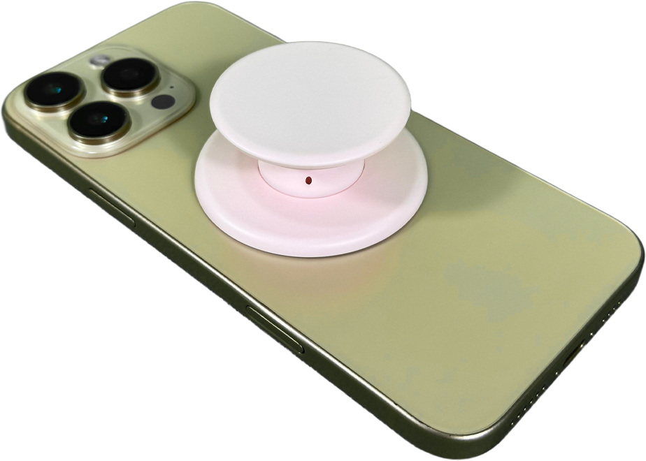 LZEL GripLoop Pop Series – Magnetic Finger Pop Holder & Stand | Pink