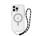 Asli lanyardmag series high-impact magsafe case with built-in lanyard case for 16 pro | Gray