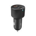 LZEL PulseCharge Max 80W 3-Port Car Charger â€“ Dual USB-C PD & USB-A QC