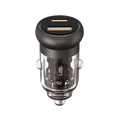 LZEL PulseCharge Mini Dual-Port Car Charger 35W â€“ USB-C PD & USB-A QC3.0