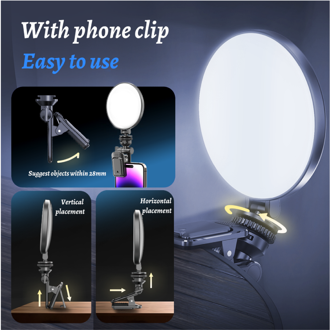 LZEL Glidesnap Series Portable 3-Color Led Clip Light