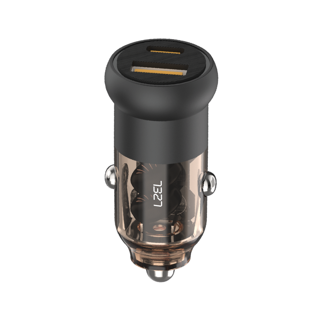 LZEL PulseCharge One 48W Dual-Port Car Charger â€“ USB-C PD & PPS + USB-A
