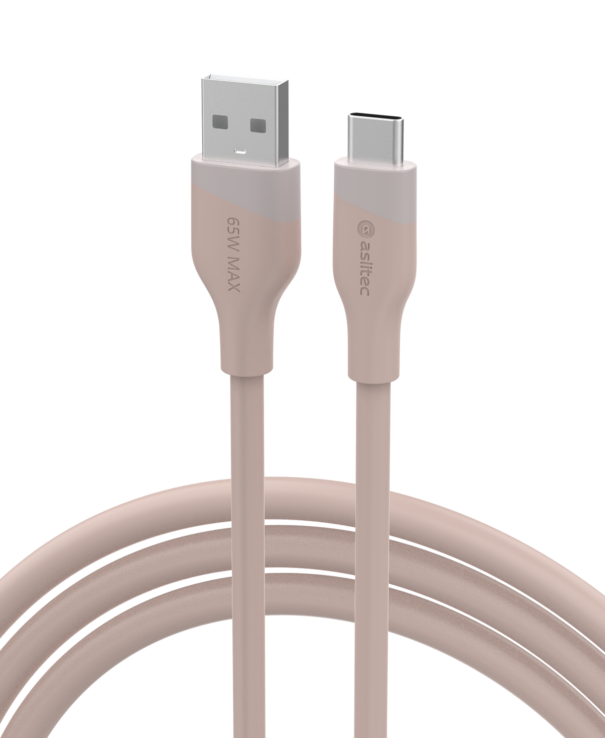 aslitec SILICORECHARGE 65W Fast Charging & Data Cable â USB-A to USB-C