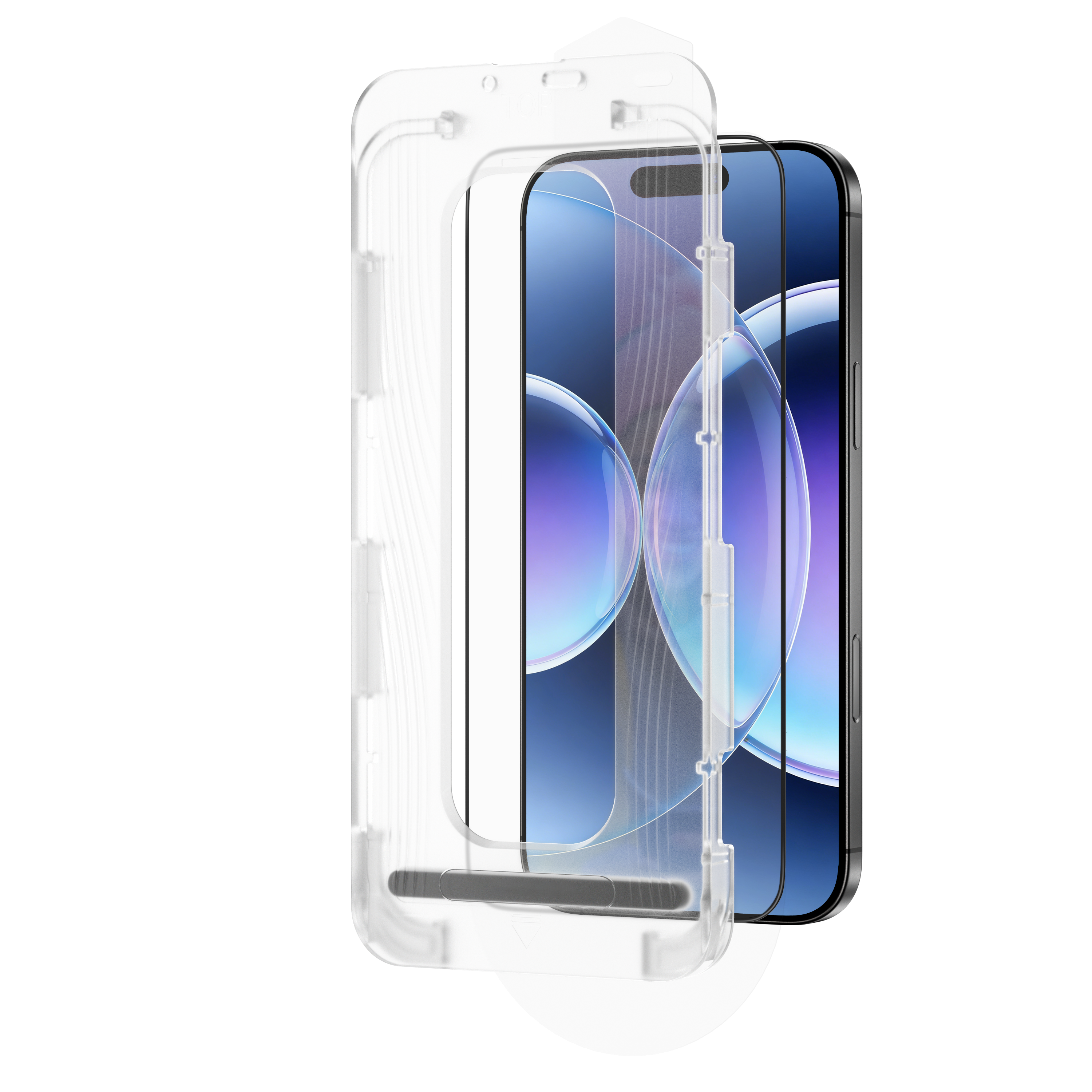 LZEL Optivue Series 3d Tempered  Csg 0.33mm Thickness Double Strong Glass For iPhone 16 Pro Max / 17 Pro Max With Applicator | Clear