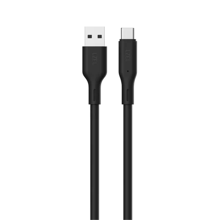LZEL Celeris Silox CXL Soft Silicone USB-A to USB-C Cable, 480Mbps, 15W Max, 2m