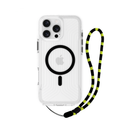 Asli lanyardmag series high-impact magsafe case with built-in lanyard case for 16 pro| Black
