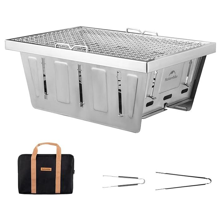 Naturehike Stainless Steel Folding Grill | Stainless Steel (Small)