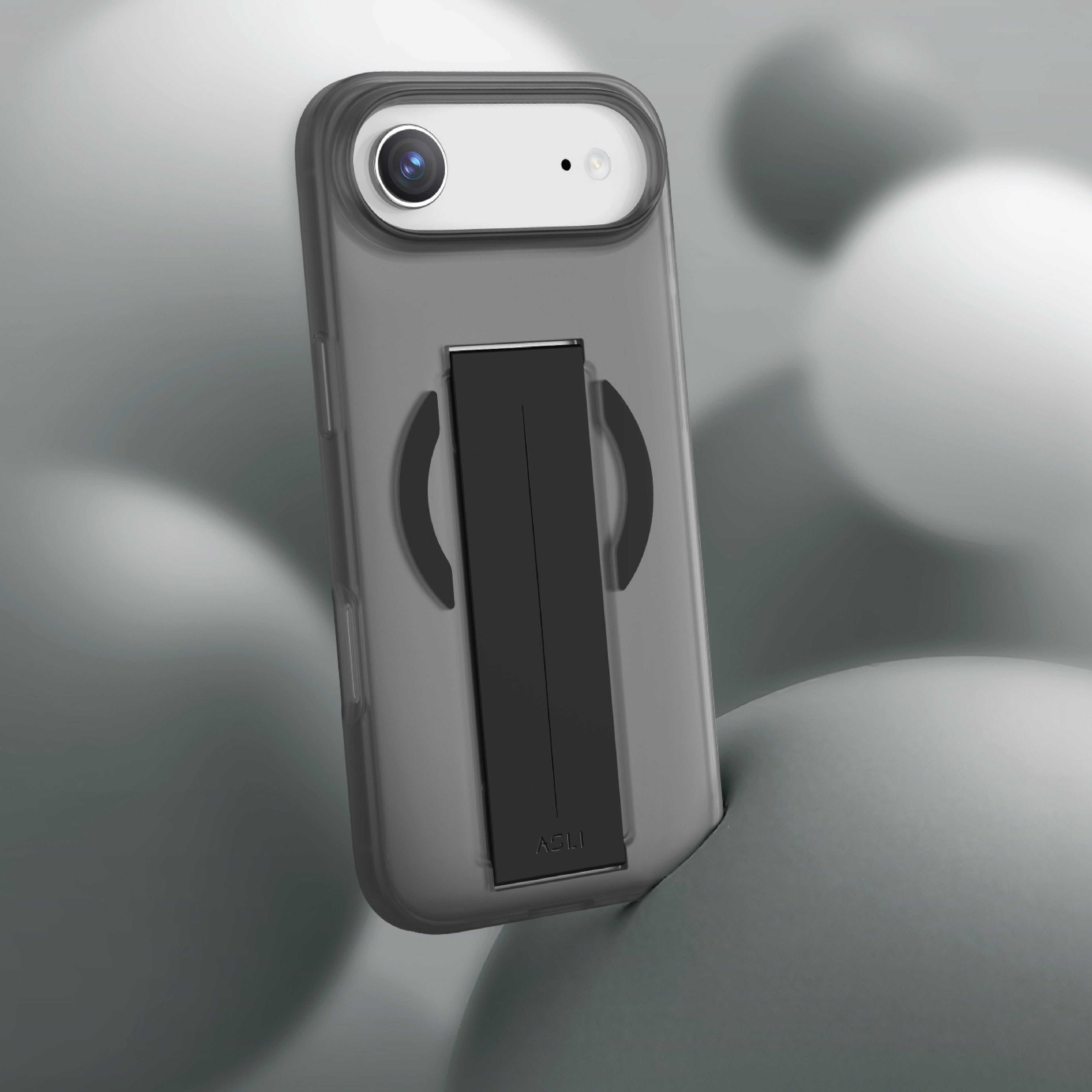 Asli Global MagTrox Grip Pro Liquid Silicone Soft Grip MagSafe Case for iPhone Air| Black