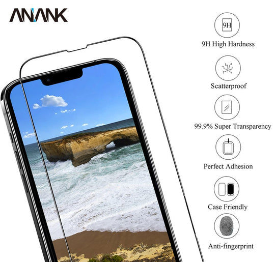Anank iPhone 13 Pro Max 2.5D Tempered Glass