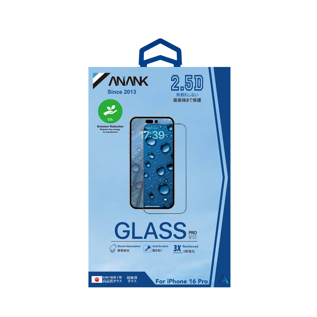 ANANK IPHONE 16 PRO 2.5D HD GLASS