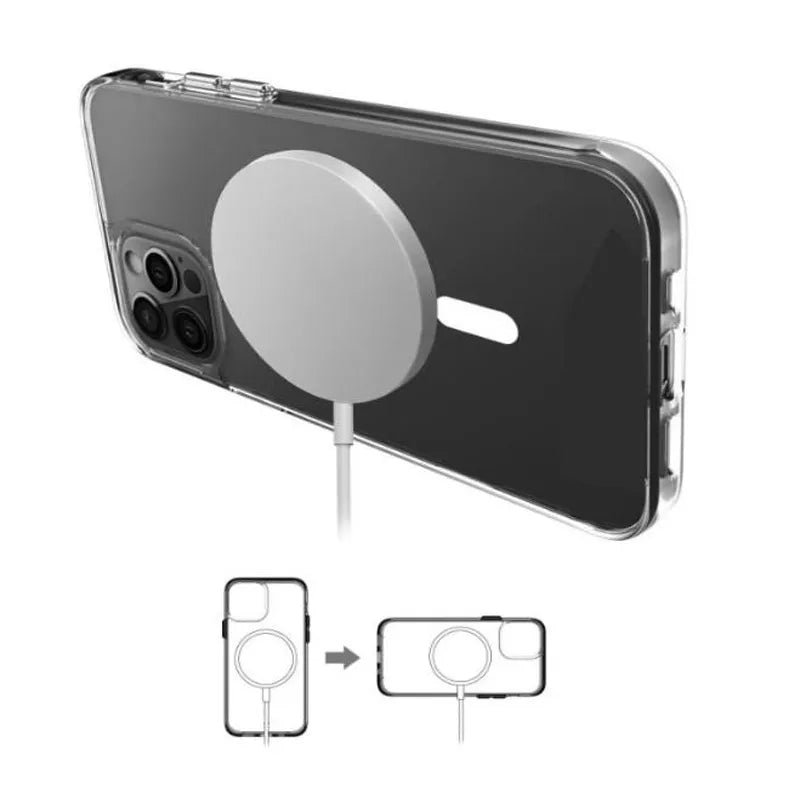 Style iPhone 14 Pro Clear Case With MagSafe