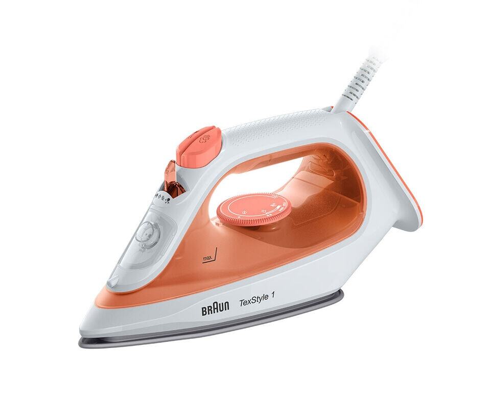 Braun TexStyle 1 Steam Iron | Orange / White