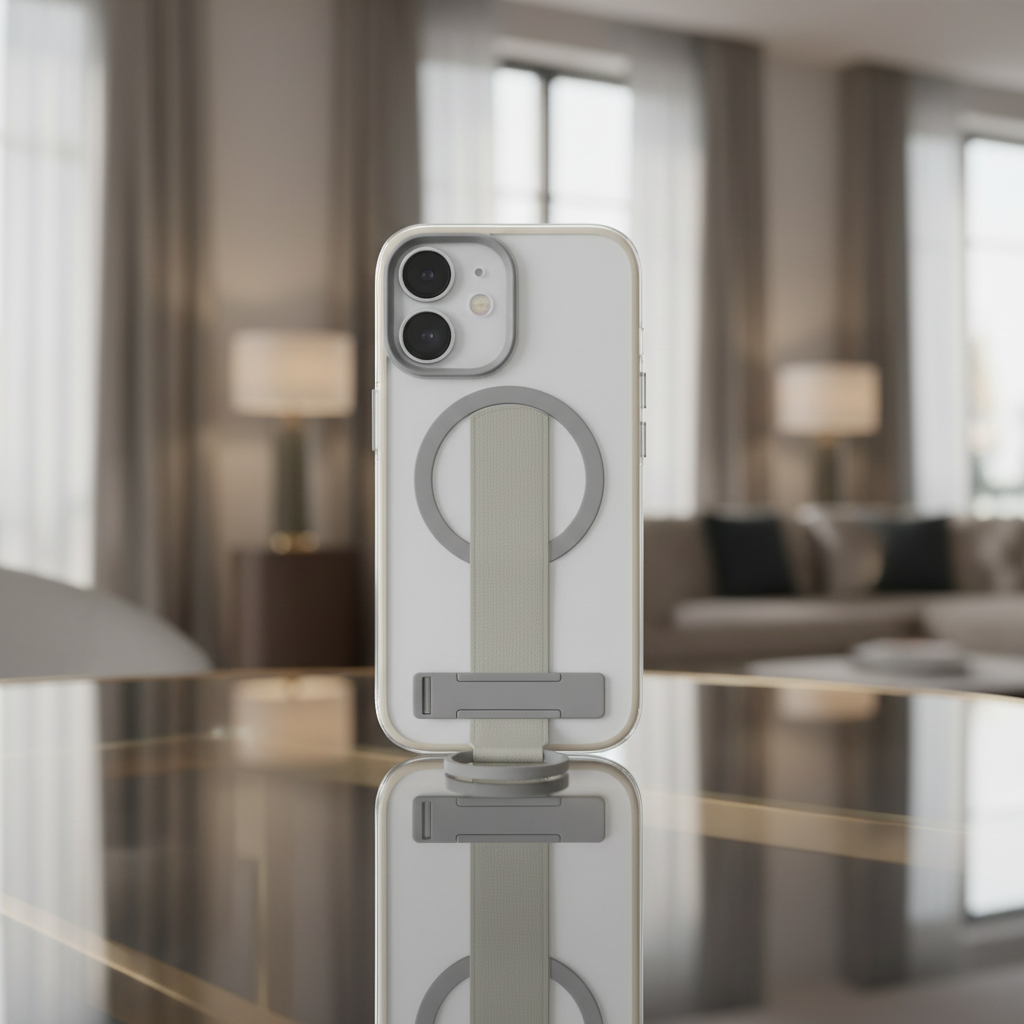 LZEL MagMatte Grip Case for iPhone 17 | Titanium