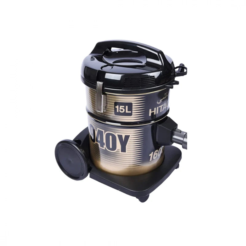 Hitachi Drum Vacuum Cleaner 1600W | Black