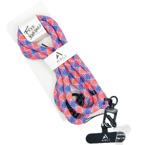 Asli Global Phone Adjustable Lanyard 160cm | Pink Blue