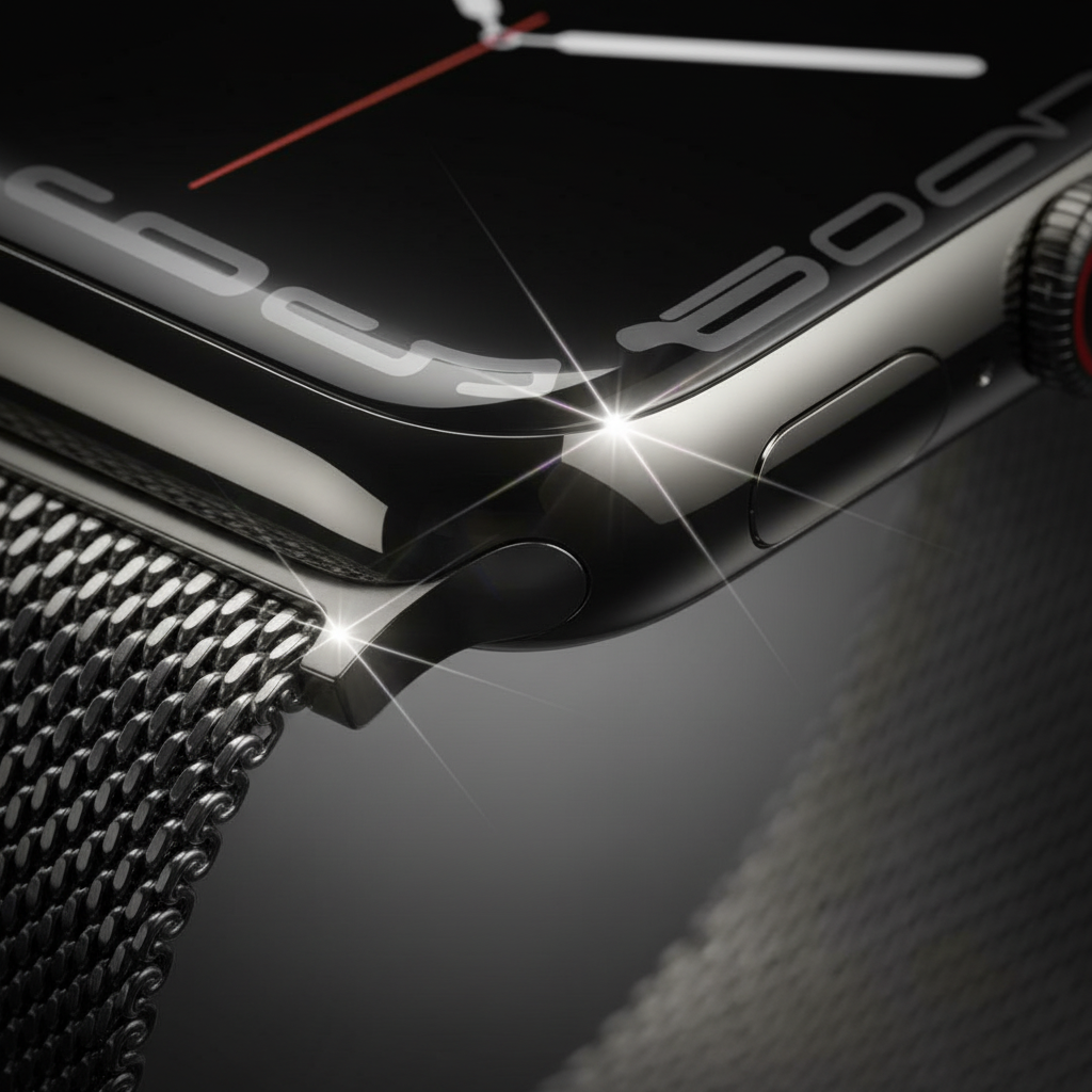 Apple Watch Series 7 GPS + Cellular, 45mm Graphite Stainless Steel Case with Graphite Milanese Loop