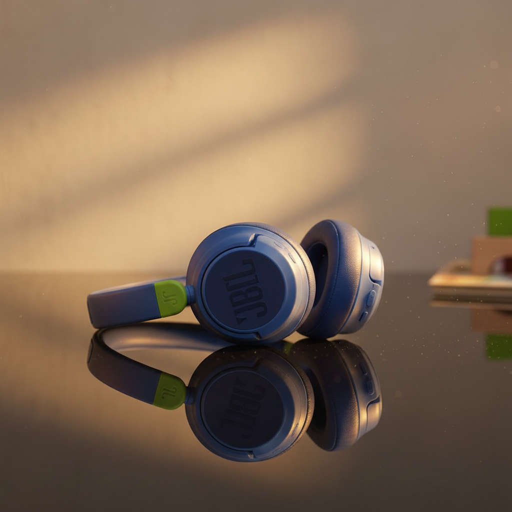 JBL JR460 Bluetooth Headphone With Active Noise Cancelling | Blue