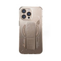 Skinarma iPhone 16 Pro Helio Magsafe Case With Grip Stand | Gold