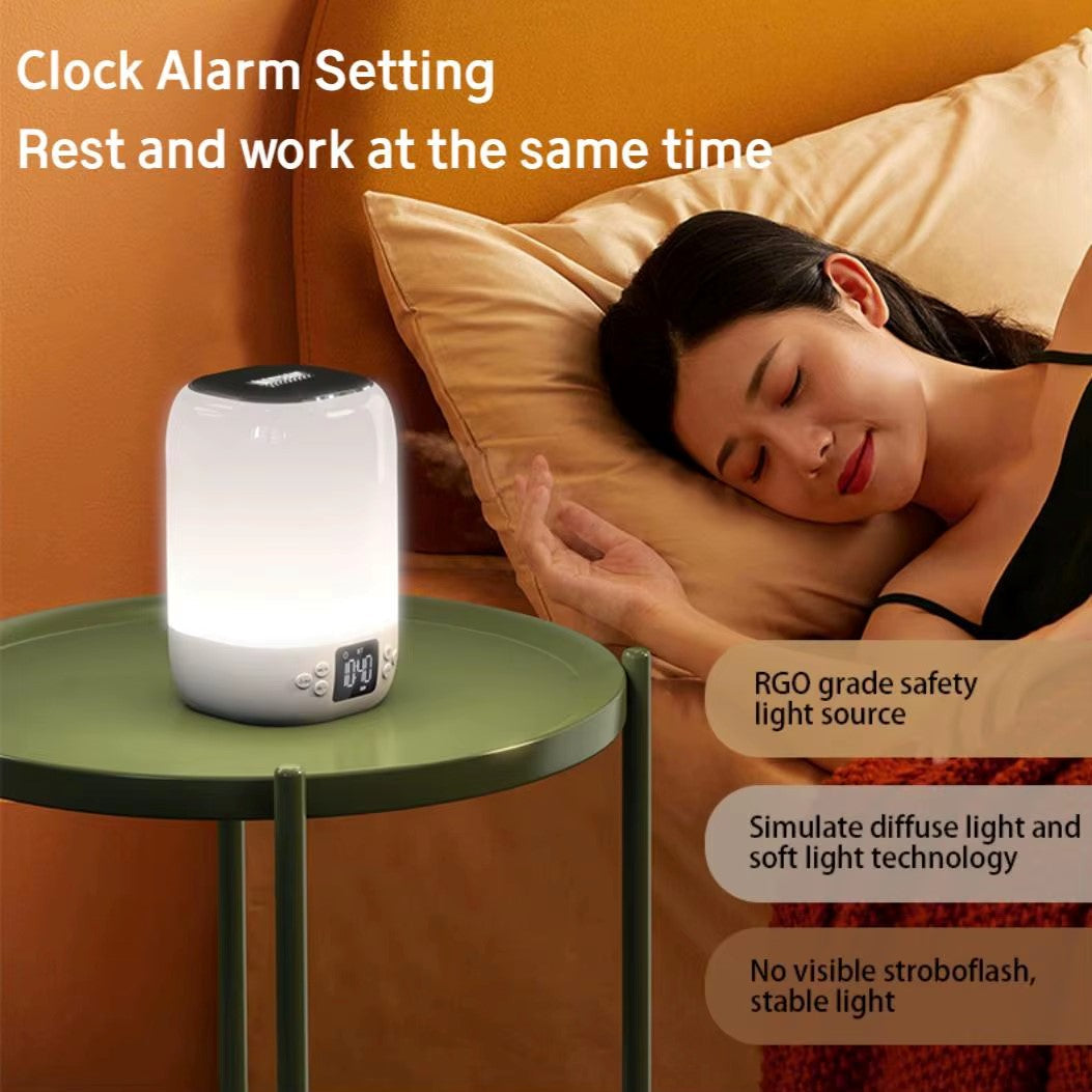 Musky Led Display Alarm Clock With Bluetooth Speaker