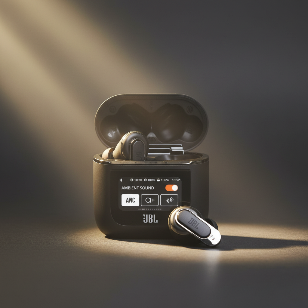 JBL Tour Pro 2 True Wireless Noise Cancelling Earbuds | Black