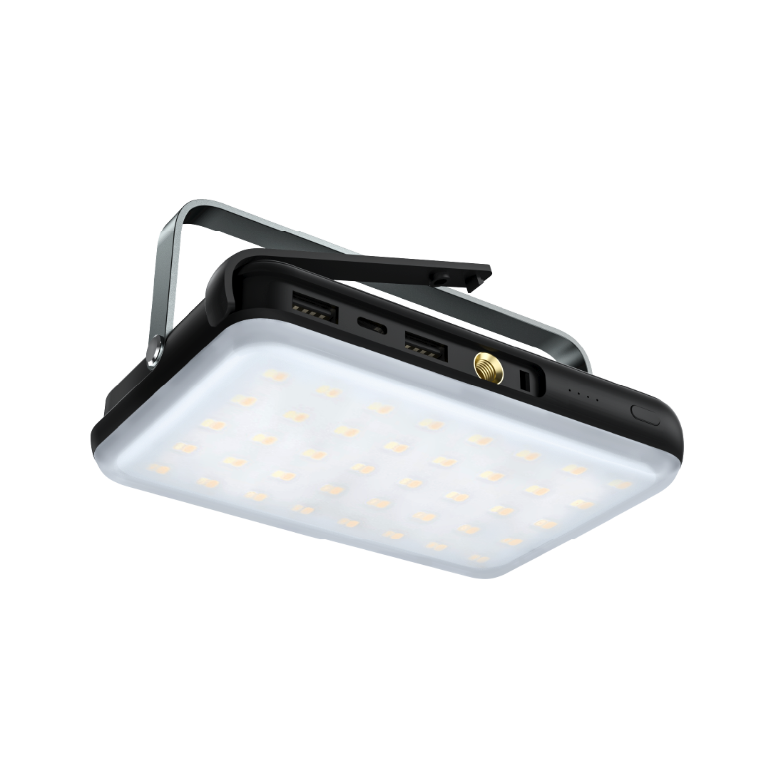 LZEL Luminova Surge20 Trimode Led Light 100-1200 Lumens with 20,000mAh Battery | Black