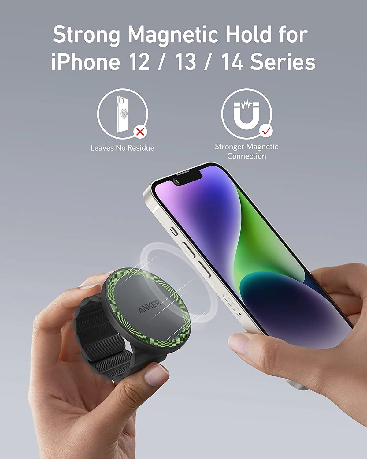 Anker MagGo Strong Convenient Magnetic Hold for iPhone