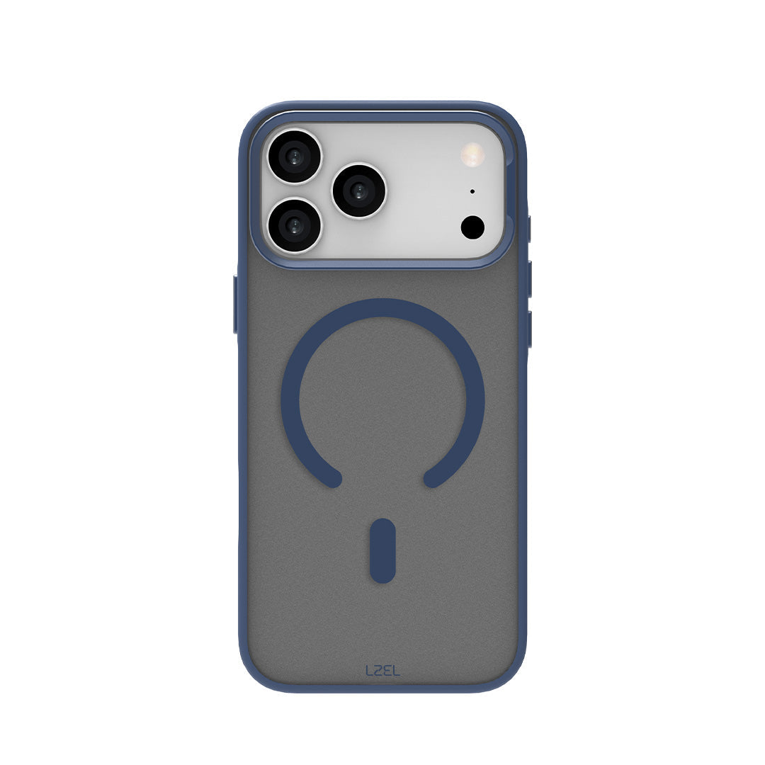 LZEL MagHexro Matte Case for iPhone 17 Pro Max| Blue