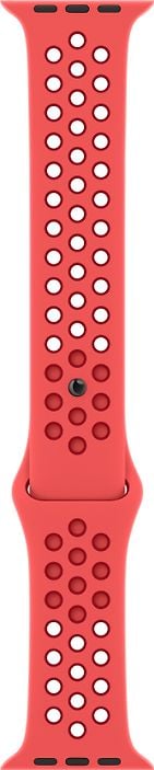 Apple Watch 45mm Nike Sport Band | Bright Crimson / Gym Red