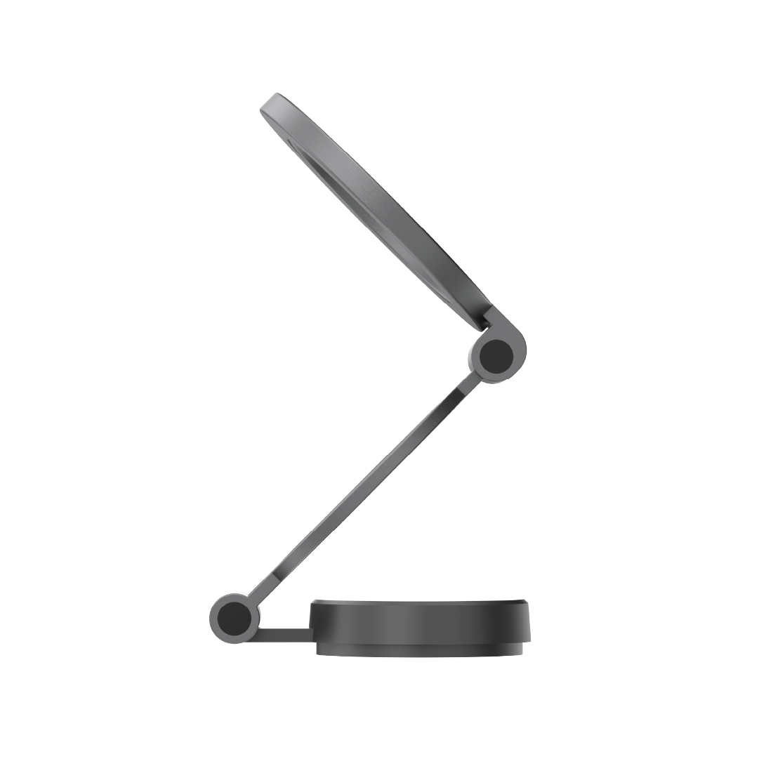 LZEL 360Â° Magnetic Suction Phone Holder Three-Axis Adjustable Angle | Robust Magnetic Grip | Black