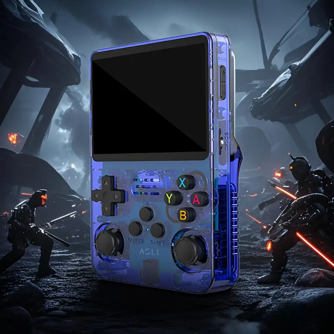 Asli Global Xretro Engine 3.5 Xretro Handheld Game Console With Linux System 128GB | Blue