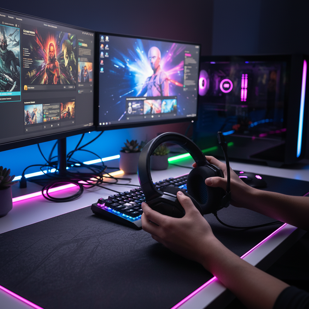 XIBERIA Gaming Headset with 3.5mm Jack