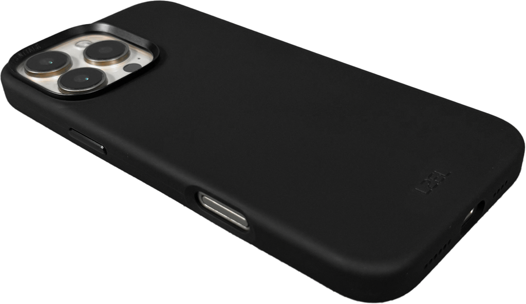 LZEL iPhone 16 Pro Max PrimeShield Silicone Case | Black