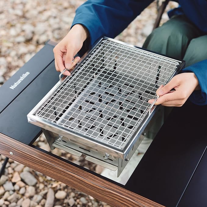 Naturehike Stainless Steel Folding Grill | Stainless Steel (Small)